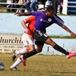 X’Roads vs Flanagan’s Onion’s Football Soccer Bermuda December 27 2011-1-7