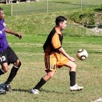 X'Roads vs Devonshire Colts Football Bermuda January 8 2012-1-17