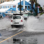 Rain Flooding Woodlands Road BAA  Bermuda June 15 2012-1