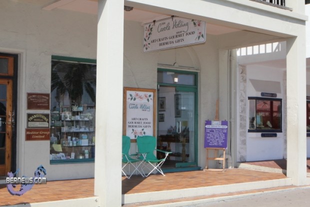 carole holding front street store bermuda