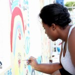 Chewstick “Peace” Mural Painting Bermuda, December 1 2012 (5)