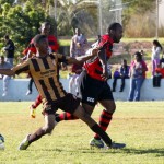 Dandy Town Hornets vs Somerset CC Trojans Friendship Semi Final Football Bermuda, December 26 2012 (1)
