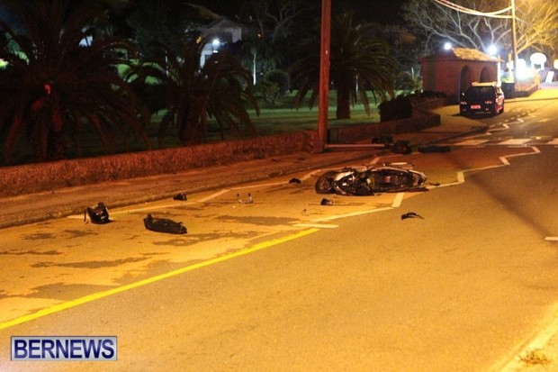 South Road Motorcycle Accident, Bermuda February 7 2013 (2)