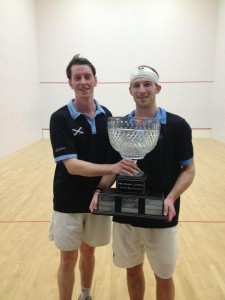 Greg McArthur and James Stout with the Graham Cup March 10, 2013