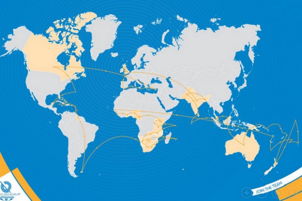 commonwealth games 2014 baton route