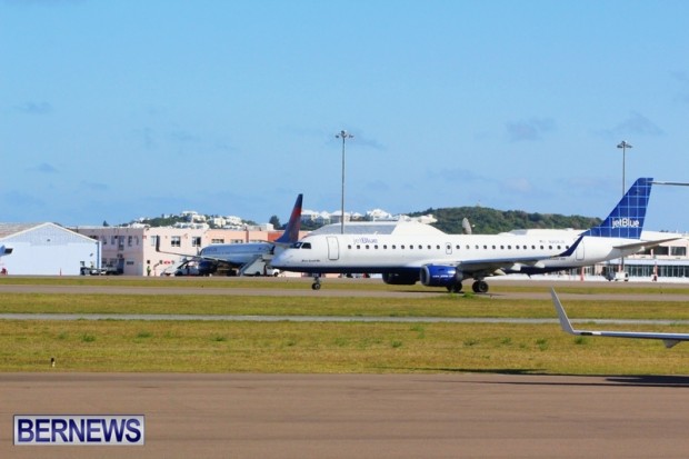 Bermuda Airport JetBlue Delta, May 23 2013