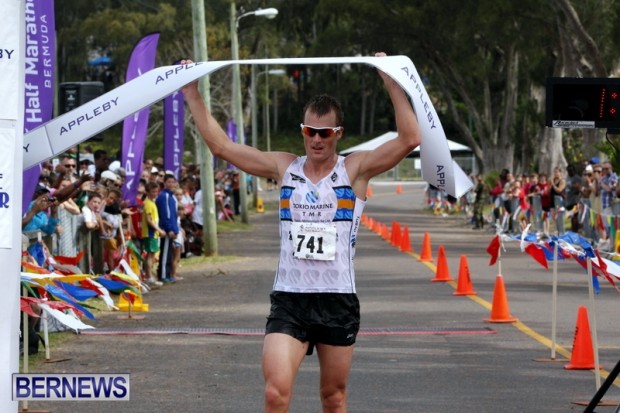 Tyler Butterfield Wins Half Marathon Derby Bermuda Day, May 24 2013