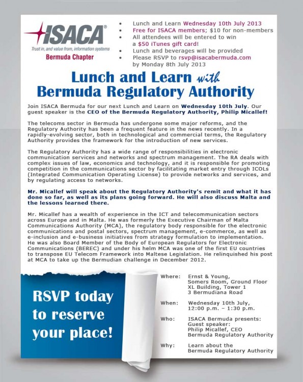 ISACA-Bermuda-Lunch-and-Learn-July-2013-v3