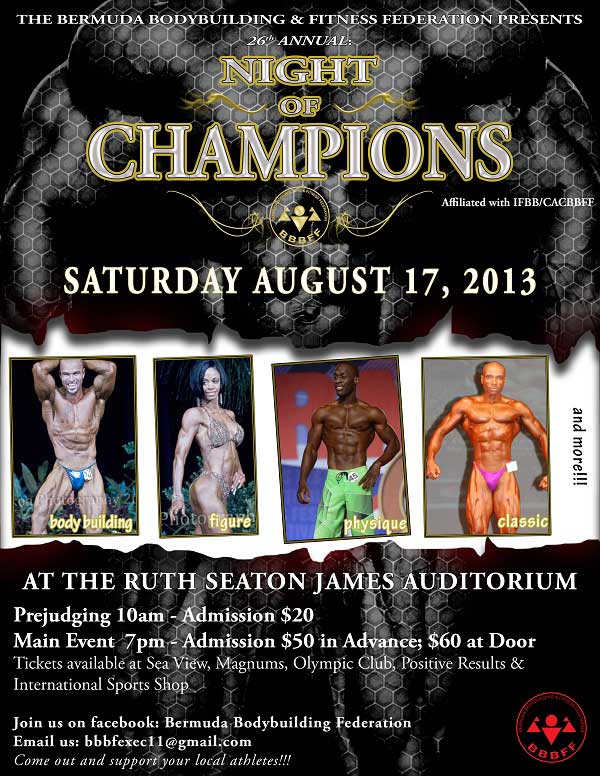 Aug 17 Bodybuilding Night Of Champions Show Bernews