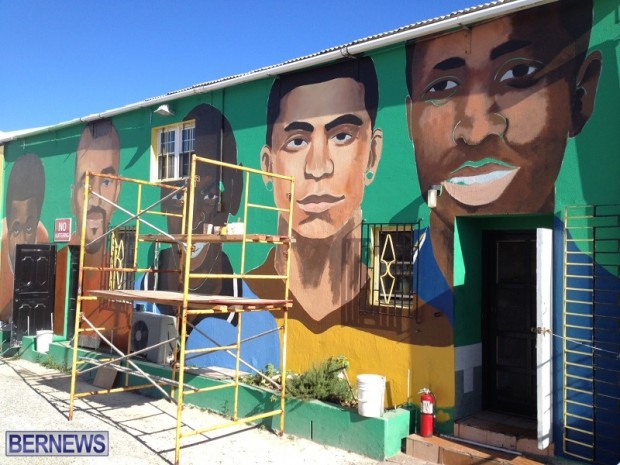 mural bermuda football