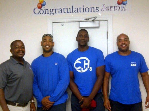 Jermal Woolridge homecoming at Bermuda Gas