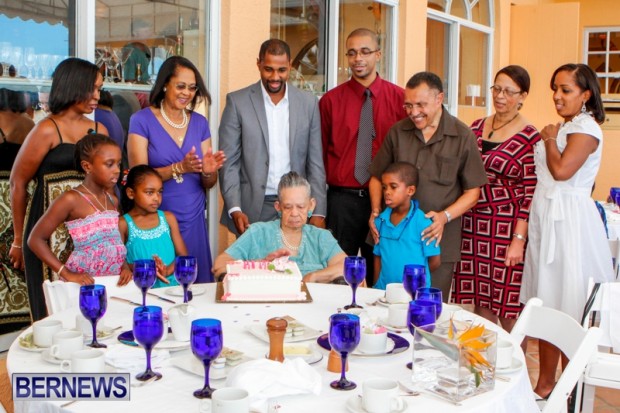 Marion Lemond100th Birthday Party Bermuda, September 21, 2013-9