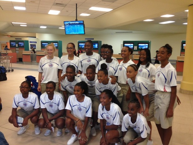 U17 Women  Departing LF Wade to Haiti