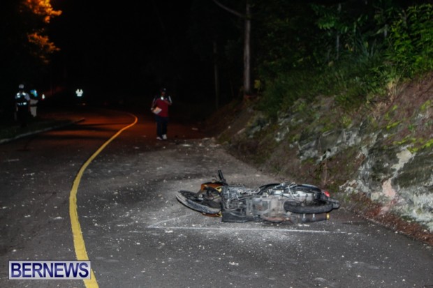 Bikes Accident South Shore Road, Bermuda, October 8, 2013-4