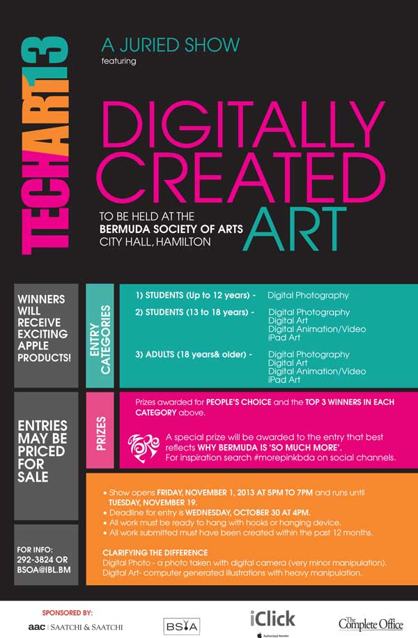 Entries Open For TechArt Digital Art Competition Bernews