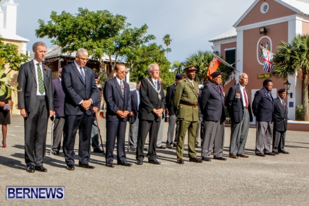 Remembrance Day Observed in St George's  Bermuda,November 7 2013-6