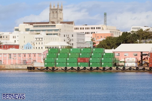 Hamilton docks bermuda generic containers 32432