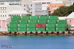 Hamilton docks bermuda generic containers e322