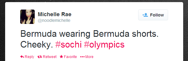 Twitter   noodlemichelle  Bermuda wearing Bermuda shorts. ...