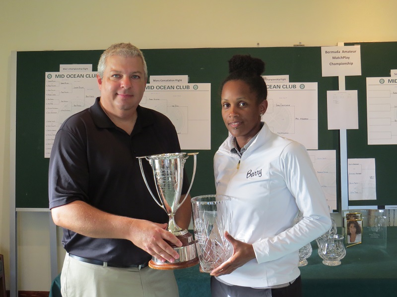 Ebonie with trophy