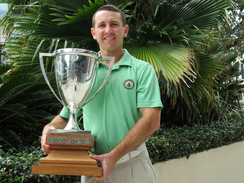 Fraser Hunt with Trophy