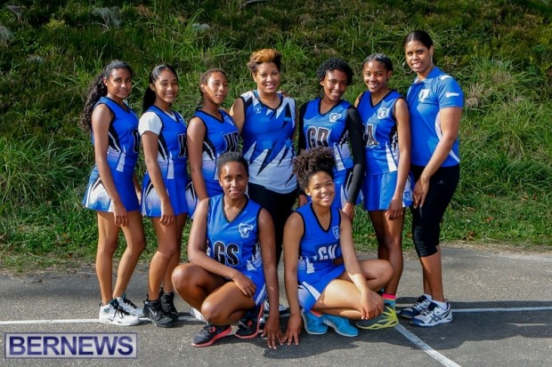 Young Men Social Club YMSC Bluebirds Juniors Netball Bermuda, March 29 2014-1