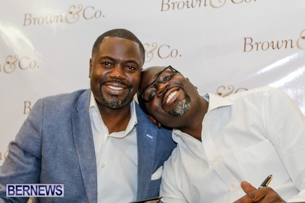 Caines Brothers Dwayne and Wayne Double Vision Book Launch Bermuda, May 1 2014-28