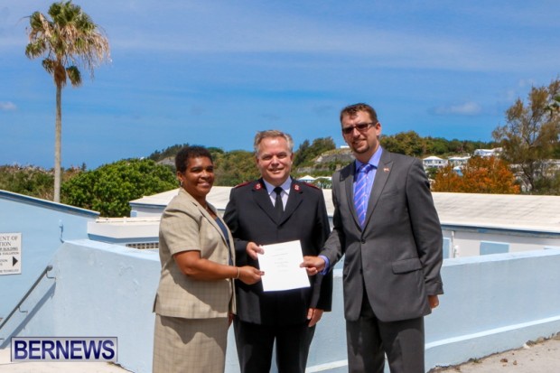 Minister Michael Fahy Patricia Gordon Pamplin Salvation Army Bermuda, June 5 2014-2