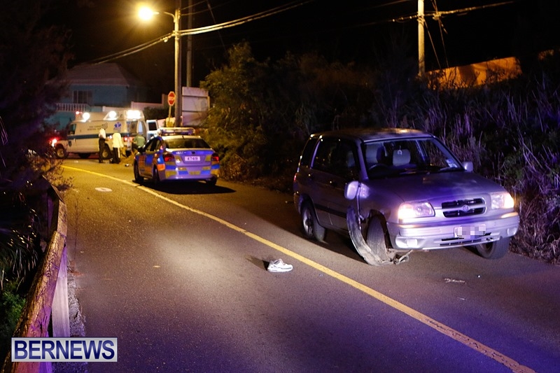 Three Injured In Hamilton Parish Collision - AcciDent BermuDa August 22 2014 1