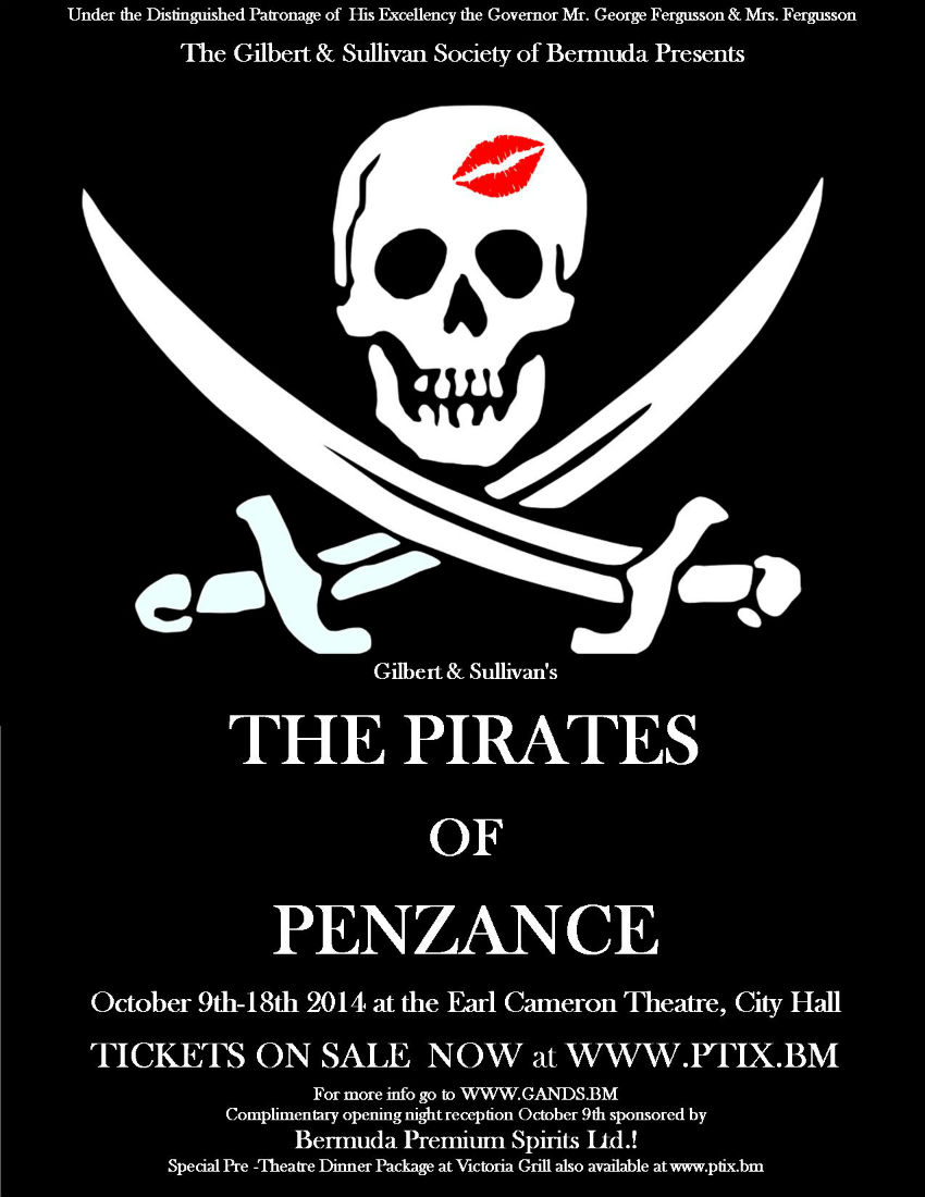 G&S Pirates 2014 lipstick skull poster 09