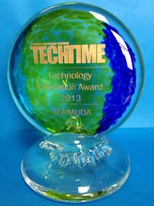 picture of the award - TechAward 2013