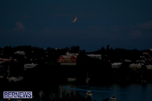 Bermuda eclipse moon october 2014 (2)