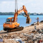 Excavator Removed From Airport Dump Waters Bermuda, October 7 2014-11