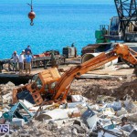 Excavator Removed From Airport Dump Waters Bermuda, October 7 2014-2