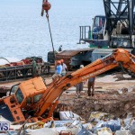 Excavator Removed From Airport Dump Waters Bermuda, October 7 2014-3