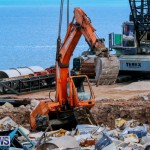 Excavator Removed From Airport Dump Waters Bermuda, October 7 2014-6