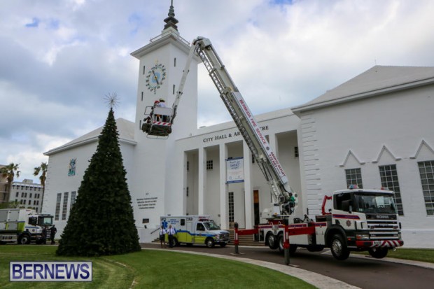 Fire Service at City Hall Bermuda, November 21 2014-4