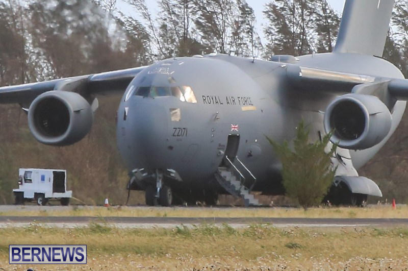 RAF Royal Air Force Plane Bermuda, November 2 2014-3