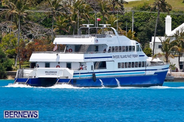 Rhode Island Fast Ferry Millennium, St George's Bermuda May 21 2013-5