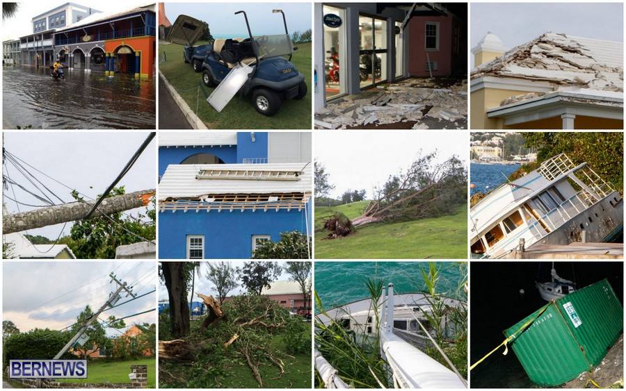 Tropical Storm Fay collage bermuda 2014