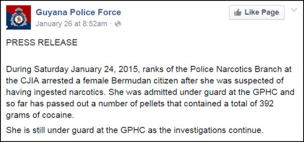 guyana police screenshot