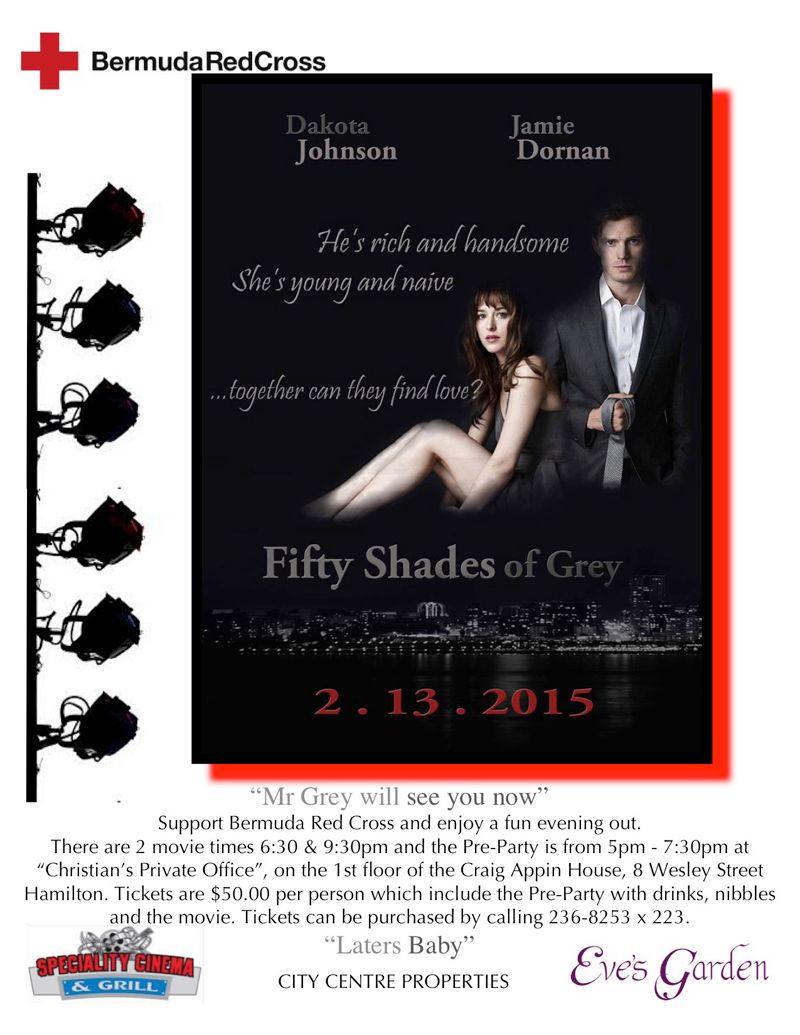 Red Cross To Present 'Fifty Shades Of Grey' - Bernews