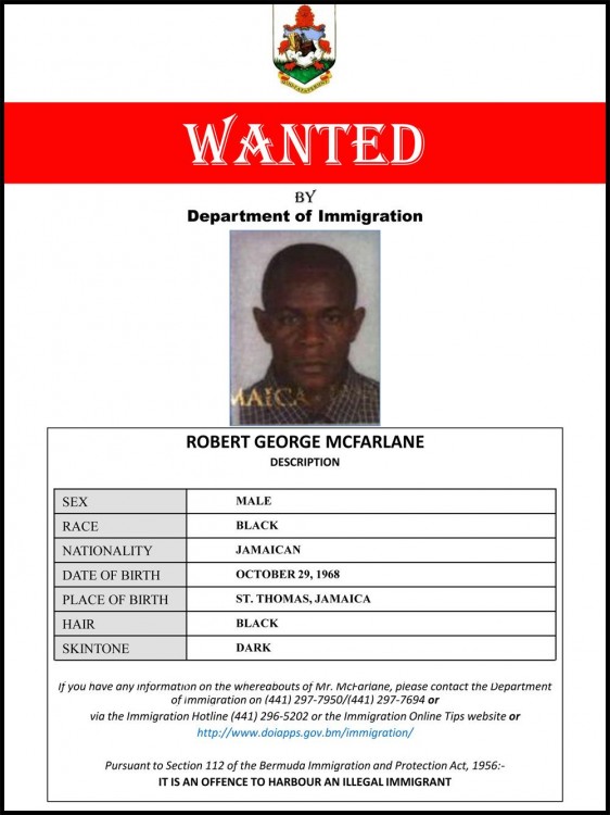 immigration wanted robert mcfarlane