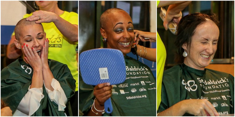 Photos Video St Baldrick S Head Shaving Event Bernews