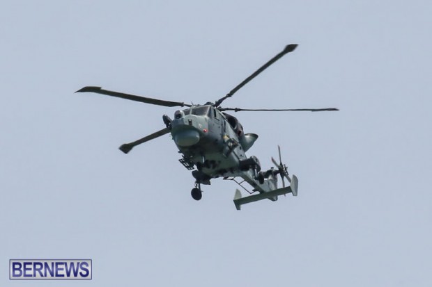 Royal Navy Helicopter Bermuda, April 15 2015-1