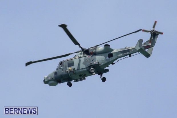 Royal Navy Helicopter Bermuda, April 15 2015-3