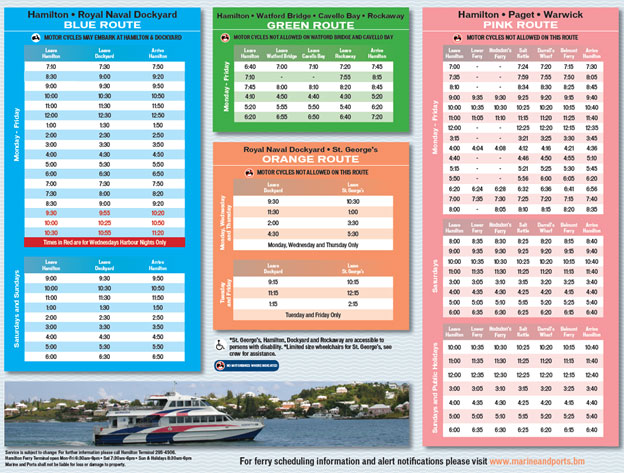 Summer Ferry Schedule02