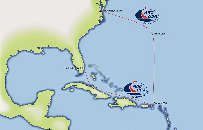 ARC USA map both routes