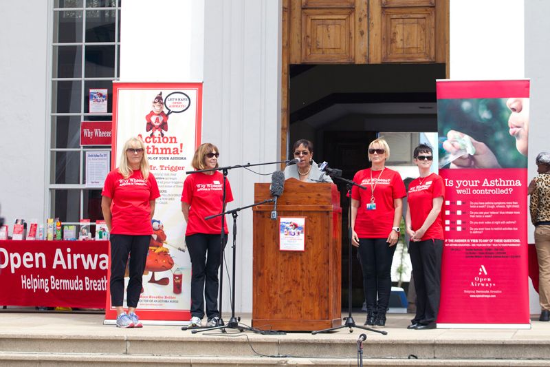 Minister Jeanne Atherden At World Asthma Day 2015 (2)