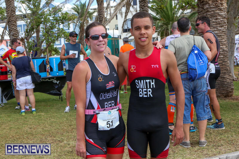 Tyler Smith and Martina Olcheski-Bell Tokio Triathlon Bermuda, May 31 2015-1